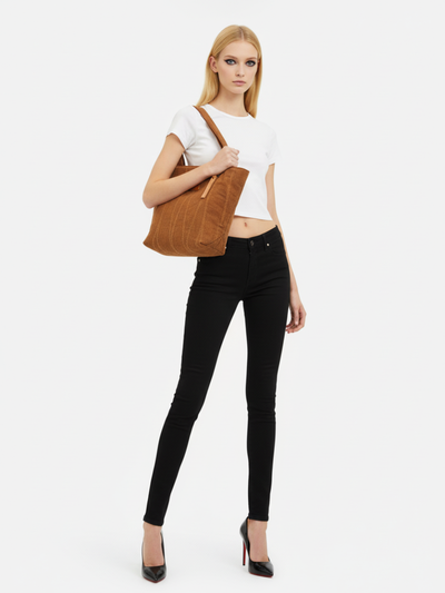 Tote Bag Média Canva Drippy em Linho