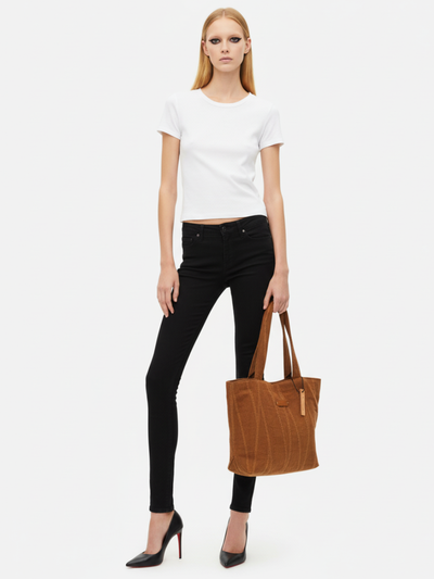 Tote Bag Média Canva Drippy em Linho